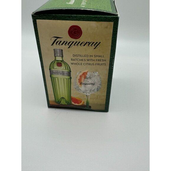 Unmistakably Tanqueray New in Box Green Glass 5" tall - Picture 2 of 5